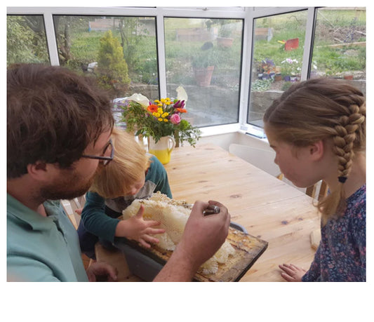 Family honey business in the true sense.